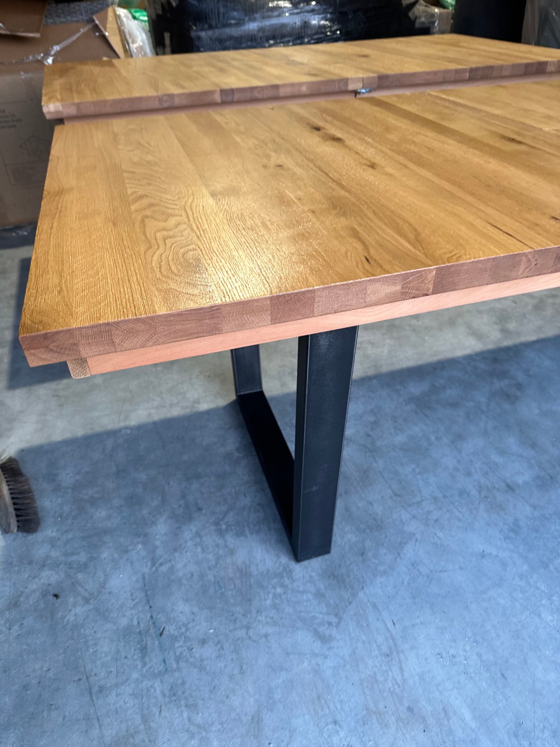 John Lewis Calia 8-10 Seater Extending Dining Table, Solid Oak