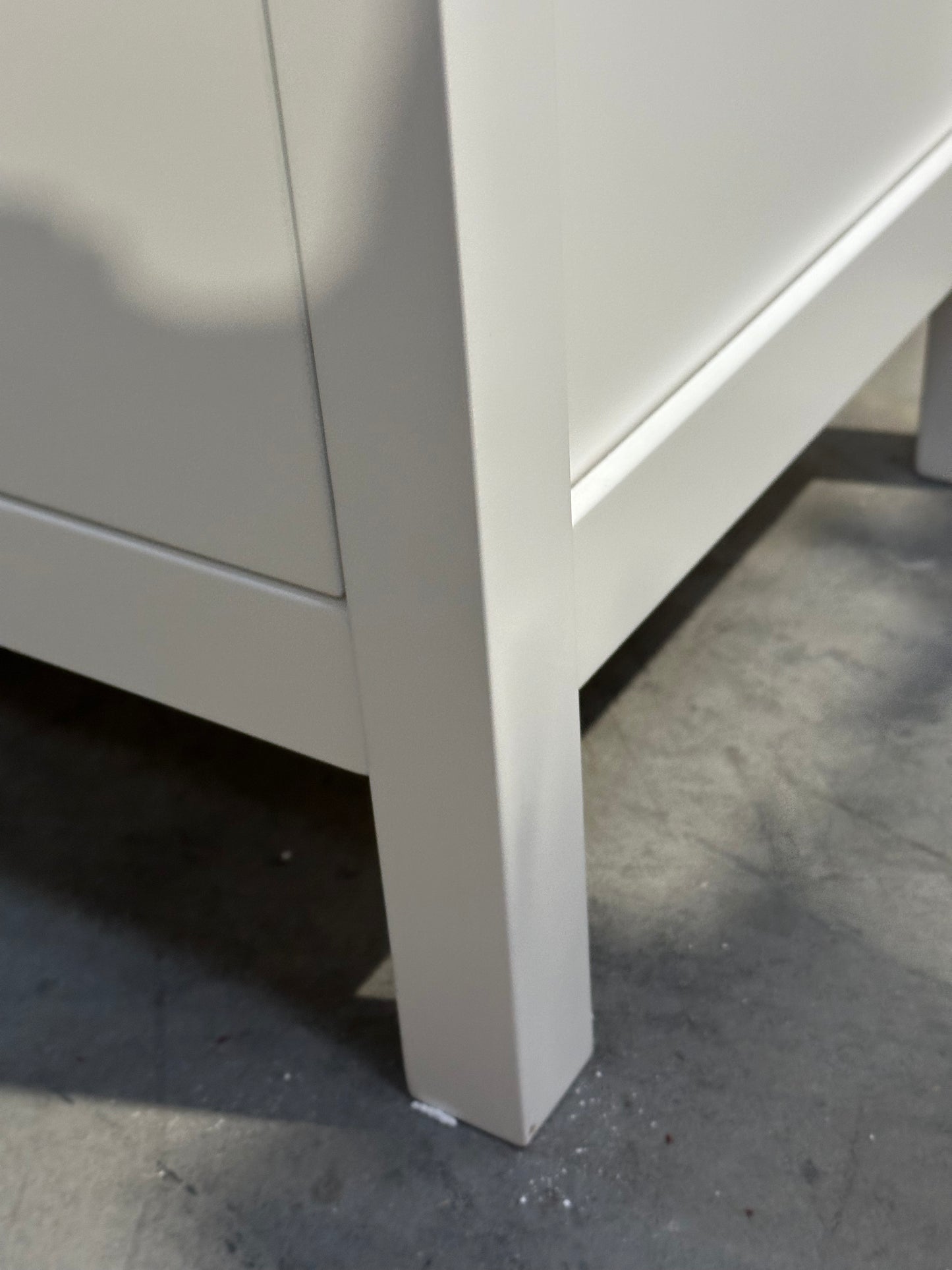 John Lewis Chest of Drawer White Wilton 7 Drawer Chest