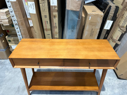 West Elm Mid-Century Wood Console Table, Acorn