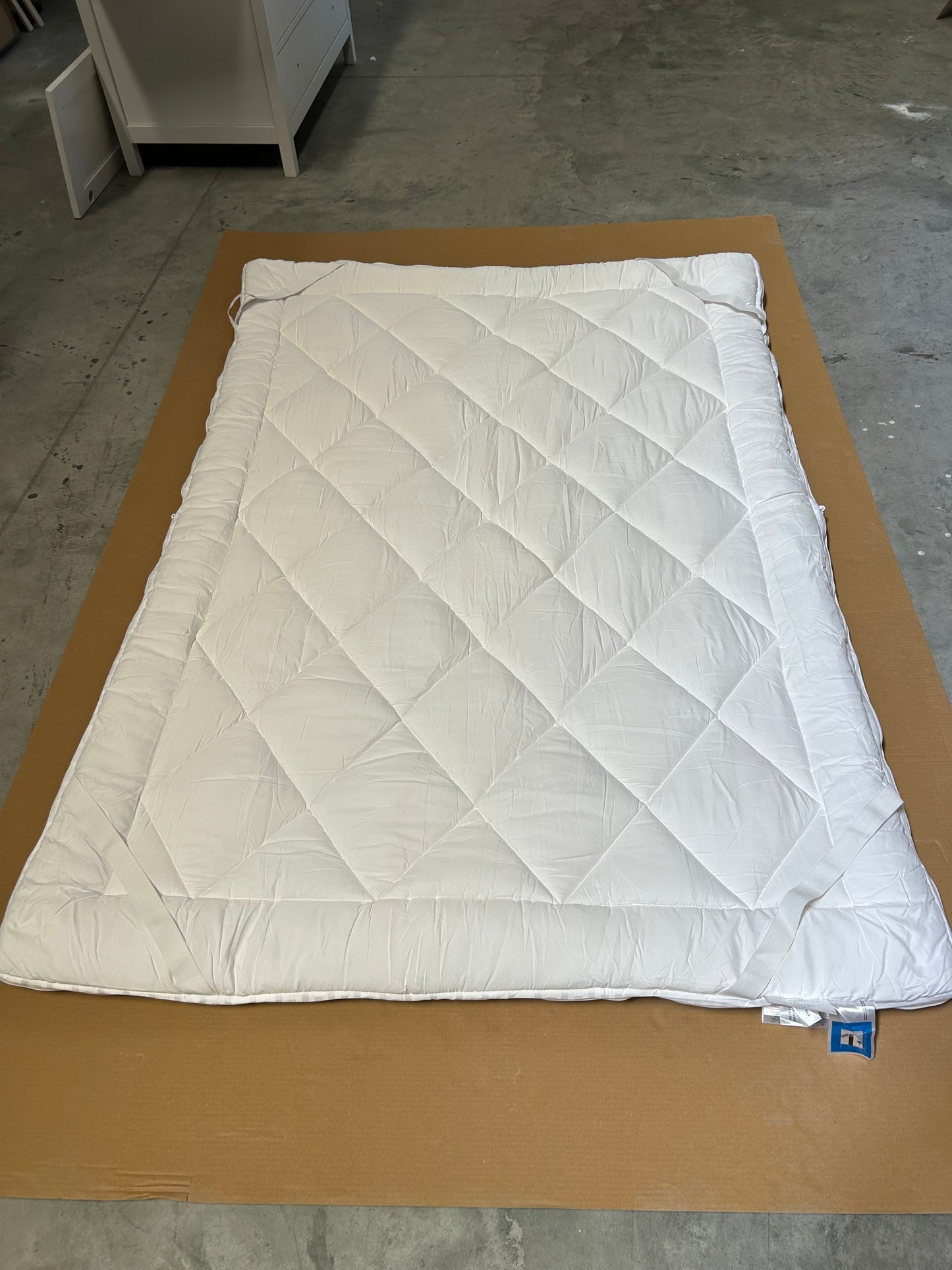 John Lewis Double Mattress Topper Synthetic Soft Touch Washable Dual Layer 6cm Deep