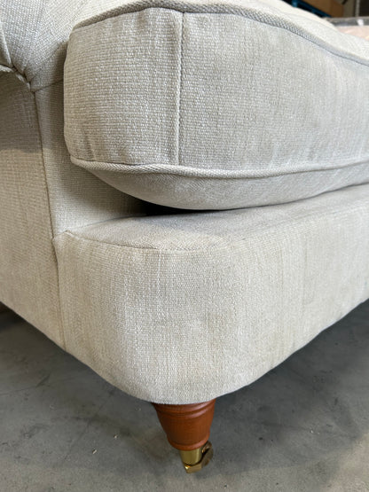 Laura Ashley Beaumaris Large 3 Seater Sofa, Oak Leg, Orla Natural