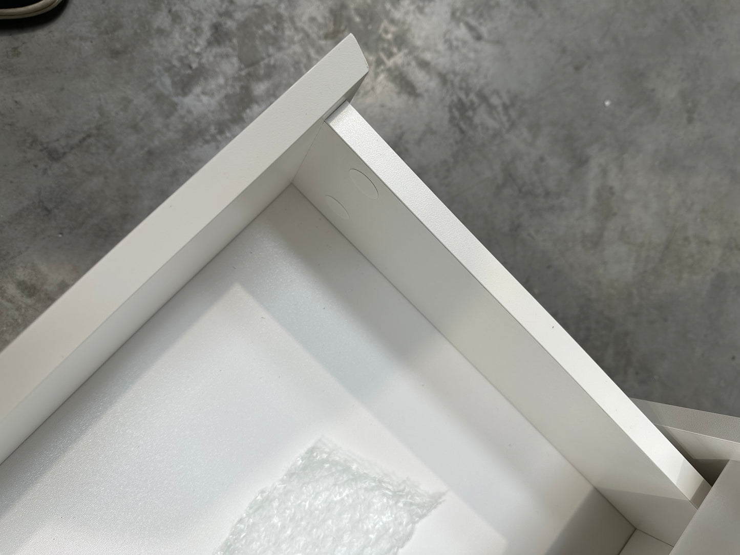 3 drw dresser white