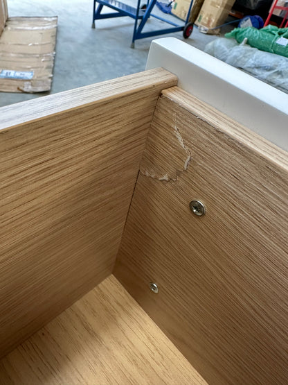John Lewis St Ives 7 Drawer Chest white 3+4 White