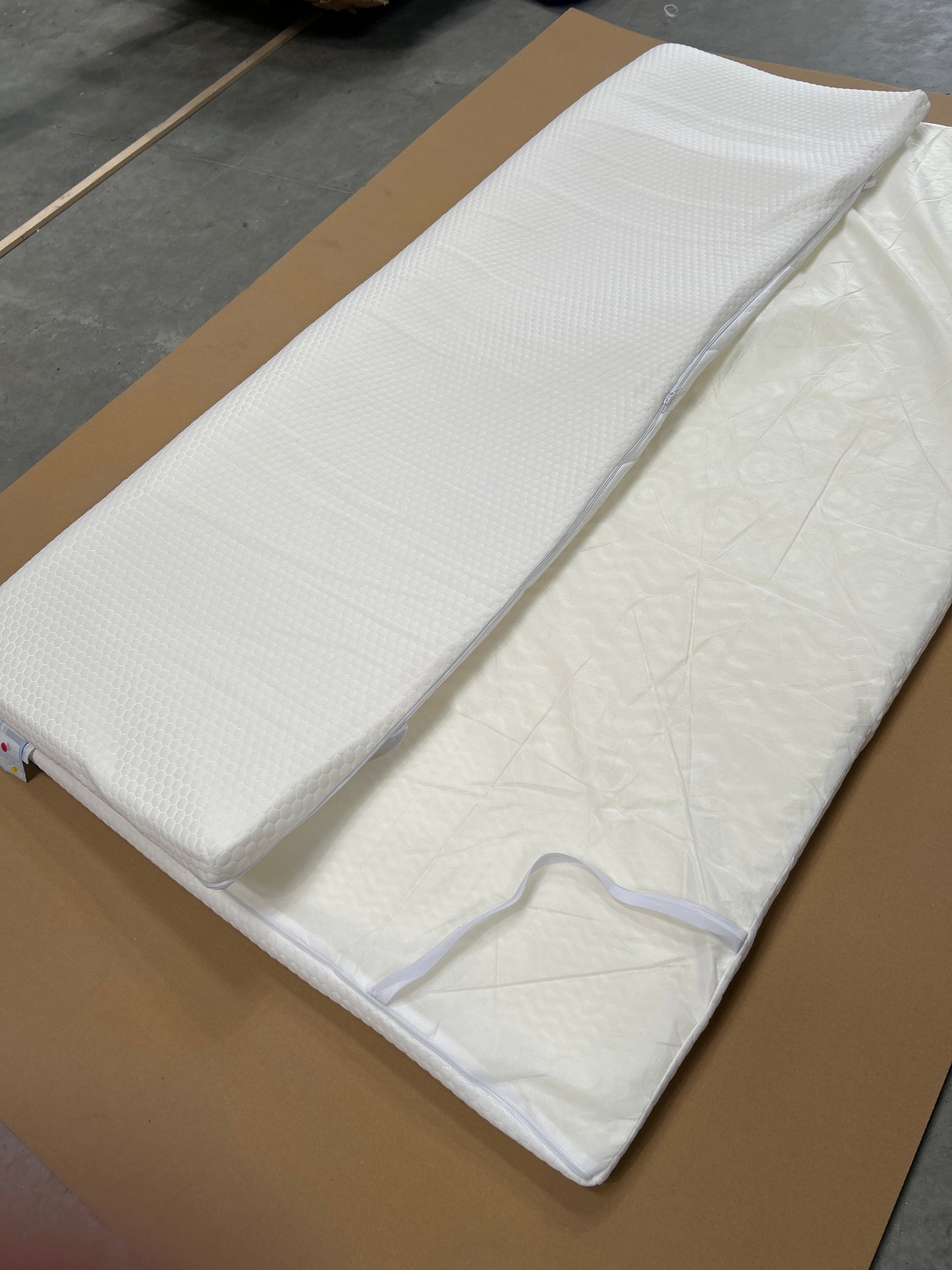 John Lewis Specialist Support 5-Zone Aurora® Foam Mattress Topper, White, Super King