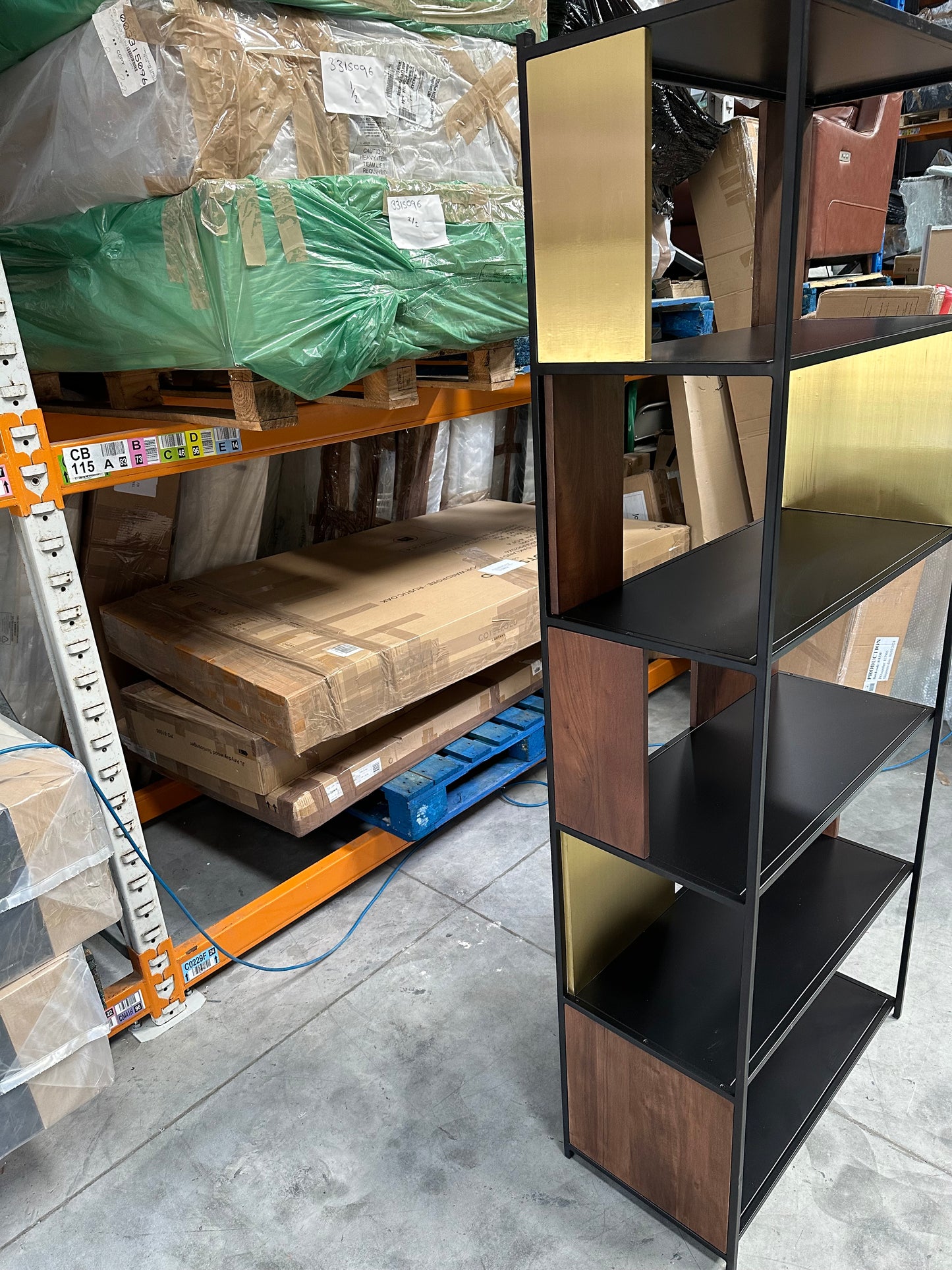 Swoon John Lewis + Swoon Brunel Wide Shelving Unit, Brown