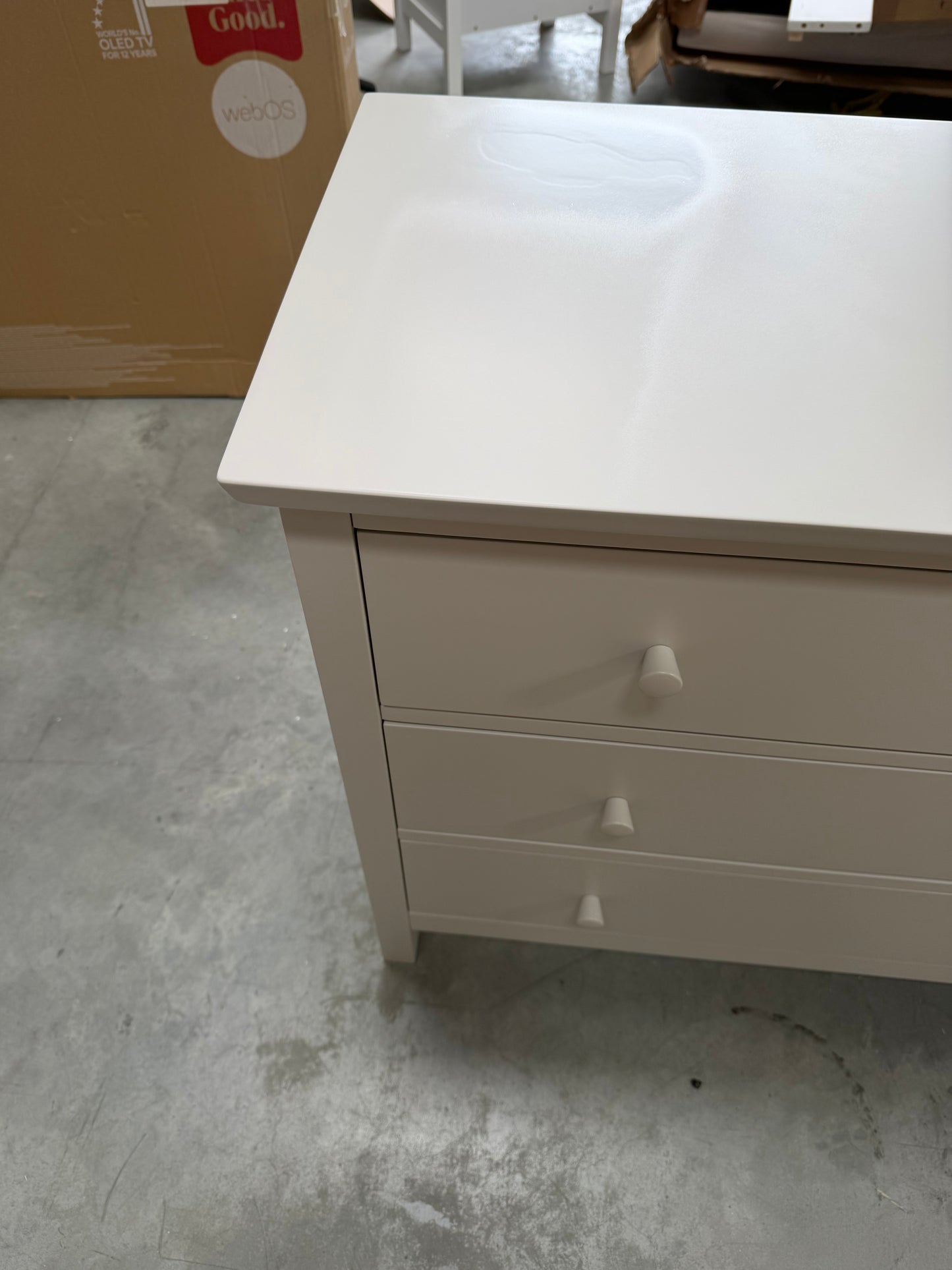 John Lewis Wilton 3 Drawer Chest Linen Bedroom Furniture