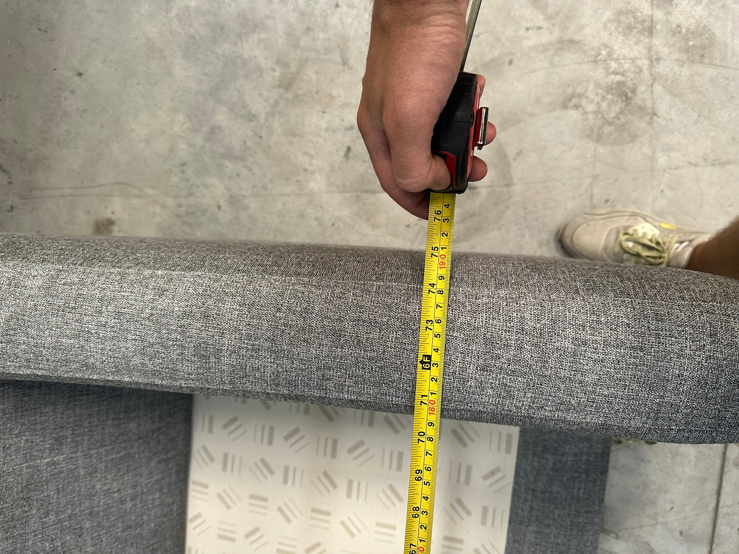 John Lewis Bailey II 3 Seater Sofa Aquaclean Mist - Missing Base Cushion