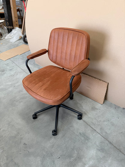 John Lewis Rowley Office Chair Whisky Brown