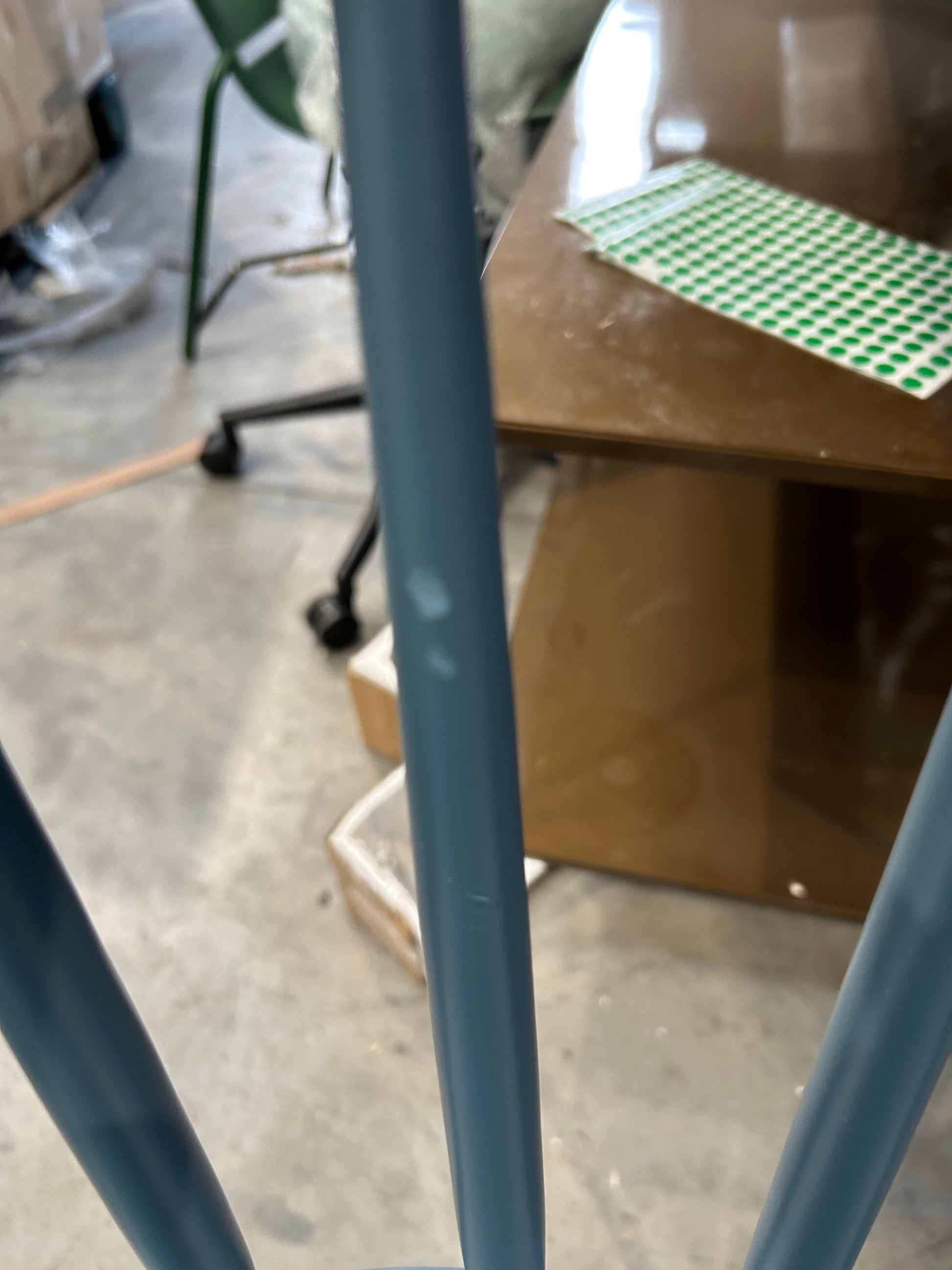 John Lewis Spindle Dining Chair, Set of 2, Blue, FSC-Certified (Beech Wood) Kitchen