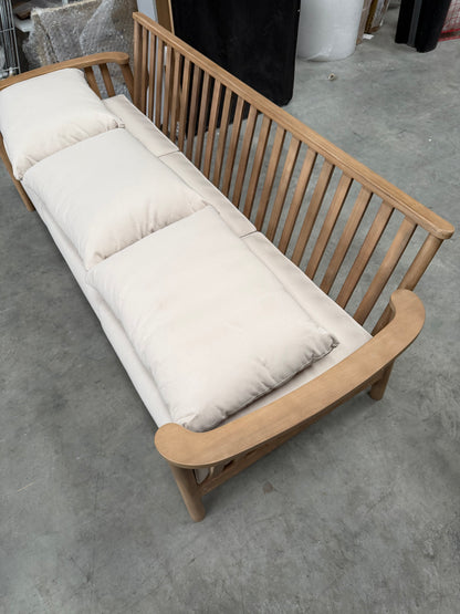 John Lewis Boardwalk 3-Seater Garden Sofa, FSC-Certified Acacia Wood Natural
