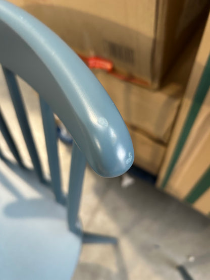 John Lewis Spindle Dining Chair, Set of 2, Blue, FSC-Certified