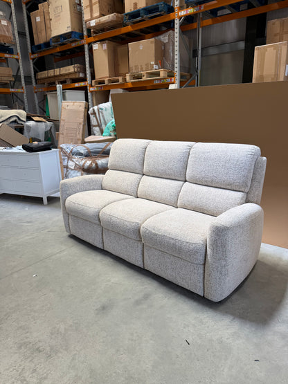 G Plan Hamilton Grey Fabric 3 Seater Sofa Fixed Non Recliner UK Made