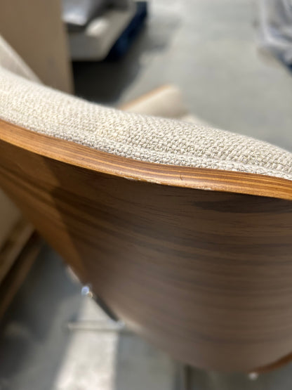 MELROSE OFFICE CHAIR NATURAL - LIST