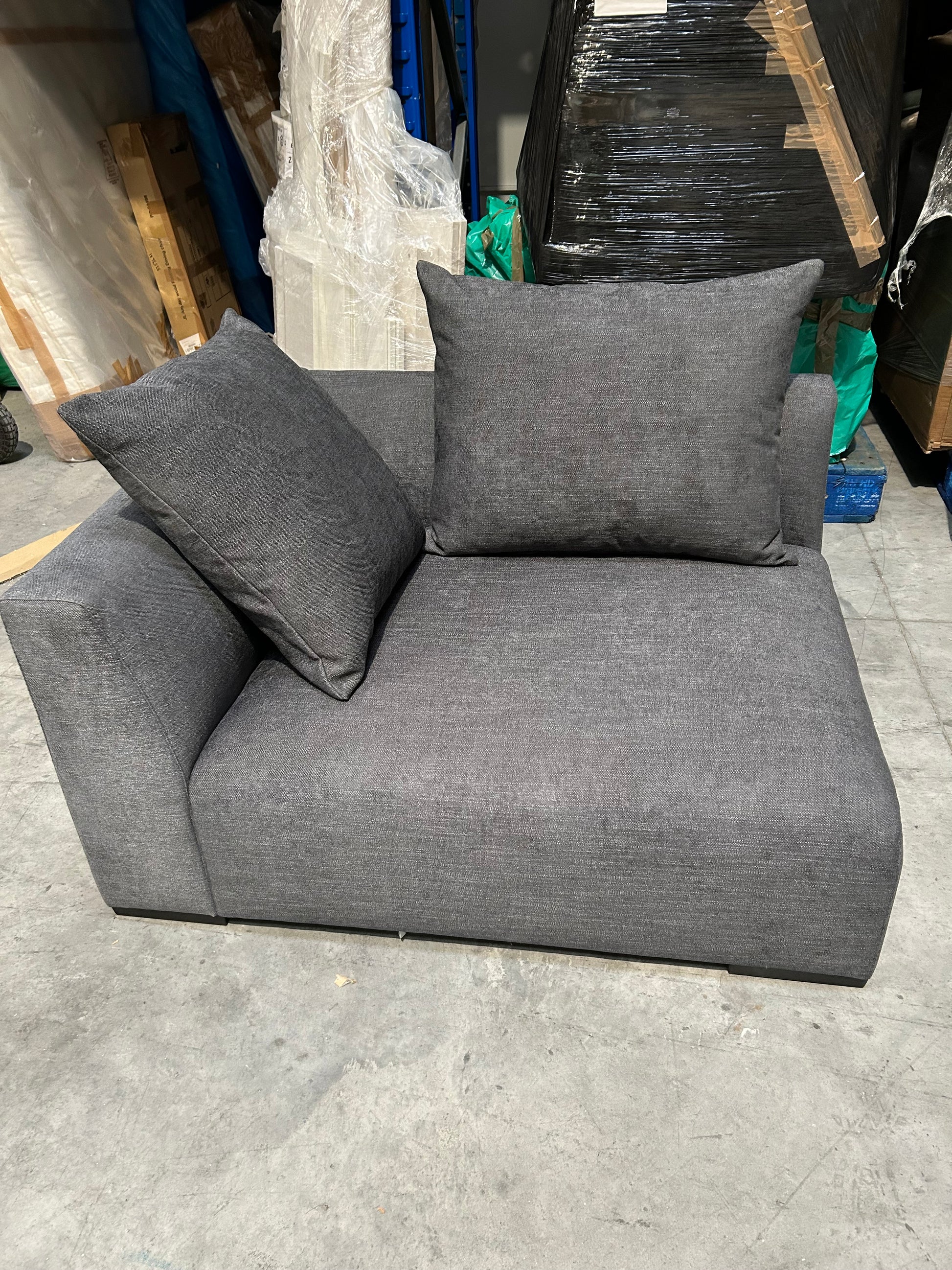 John Lewis Tokyo LHF Modular Arm Unit Charcoal