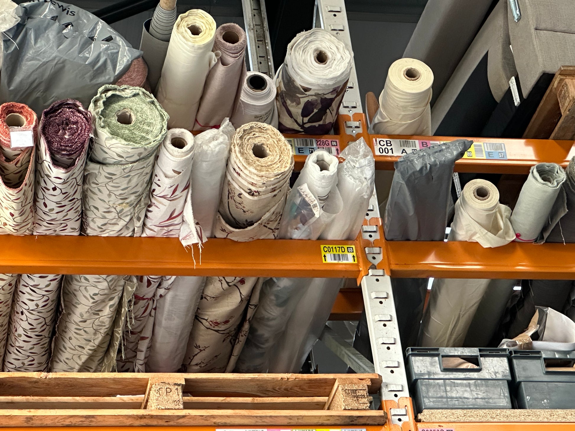 John Lewis Fabric Job Lot – Mixed Large Rolls