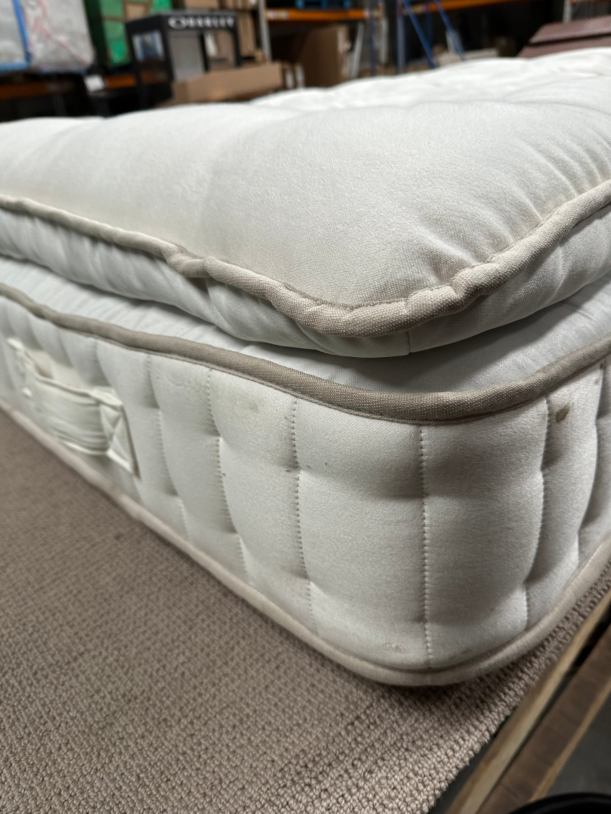 John Lewis British Natural Collection Swaledale Pillowtop 6250 Mattress, Firmer Tension, King Size