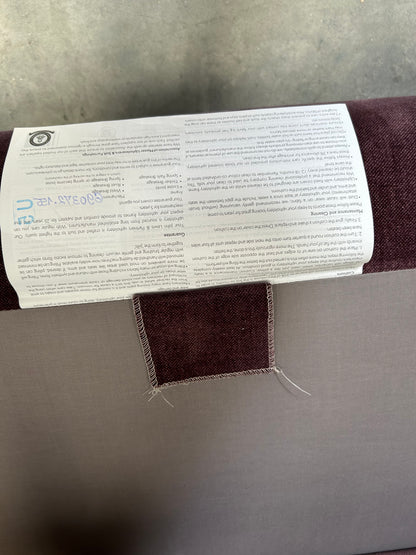 John Lewis Charlotte II Snuggler Soft Chenille Aubergine