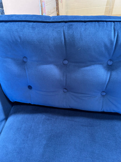 John Lewis Swoon Munich medium 2 Seater Sofa, Dark Leg, Ink Velvet