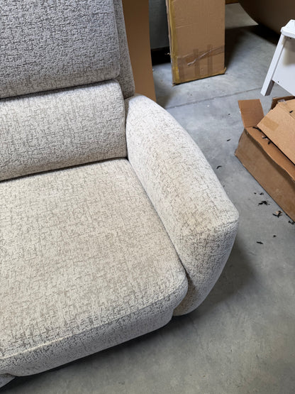 G Plan Hamilton Grey Fabric 3 Seater Sofa Fixed Non Recliner UK Made
