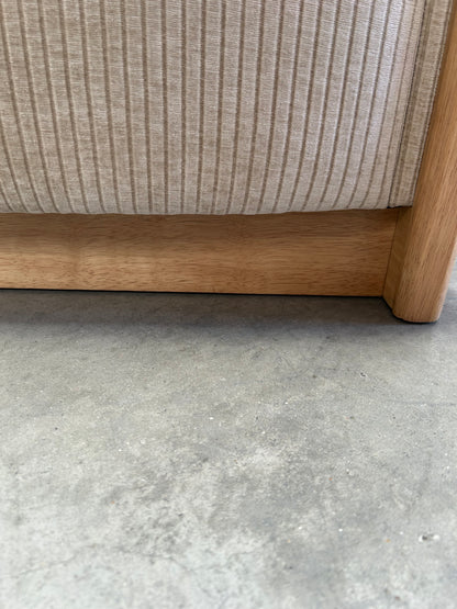 John Lewis Vila Tub Corduroy Armchair, Natural Living Room