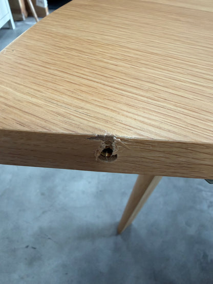 John Lewis Dining Table Round 4-6 Seater Notch