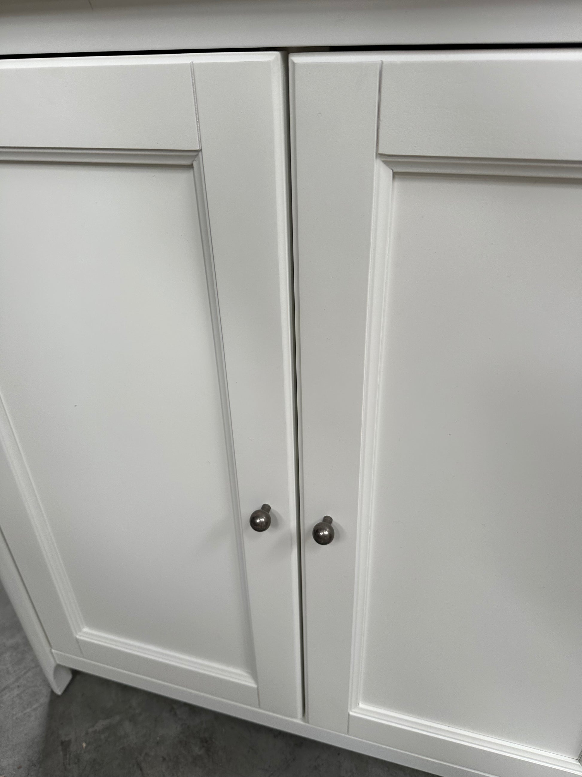John Lewis Portsman Double Towel Cupboard, White