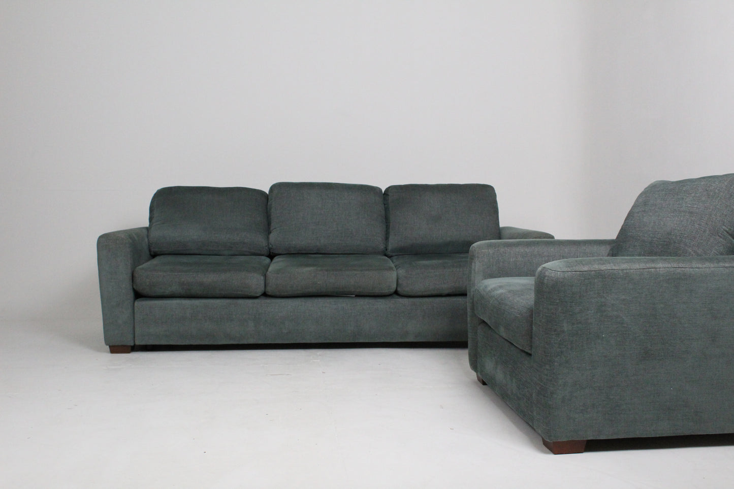 John Lewis Oliver Modular Grand 4 Seater in Alpine Green Chenille