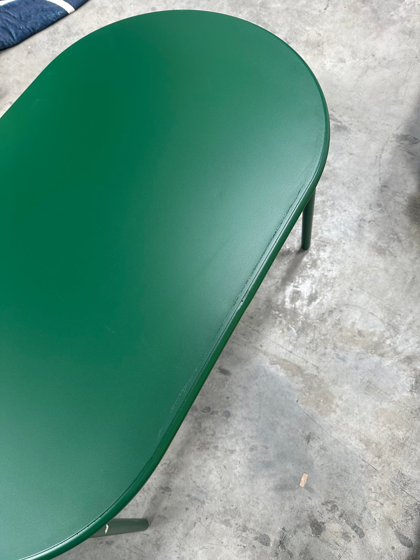 John Lewis ANYDAY Oval Metal Garden Coffee Table, 90cm