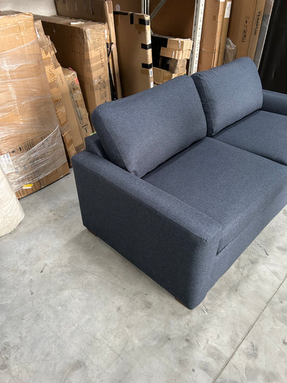 John Lewis Bailey II Double Sofabed Brushed tweed Navy