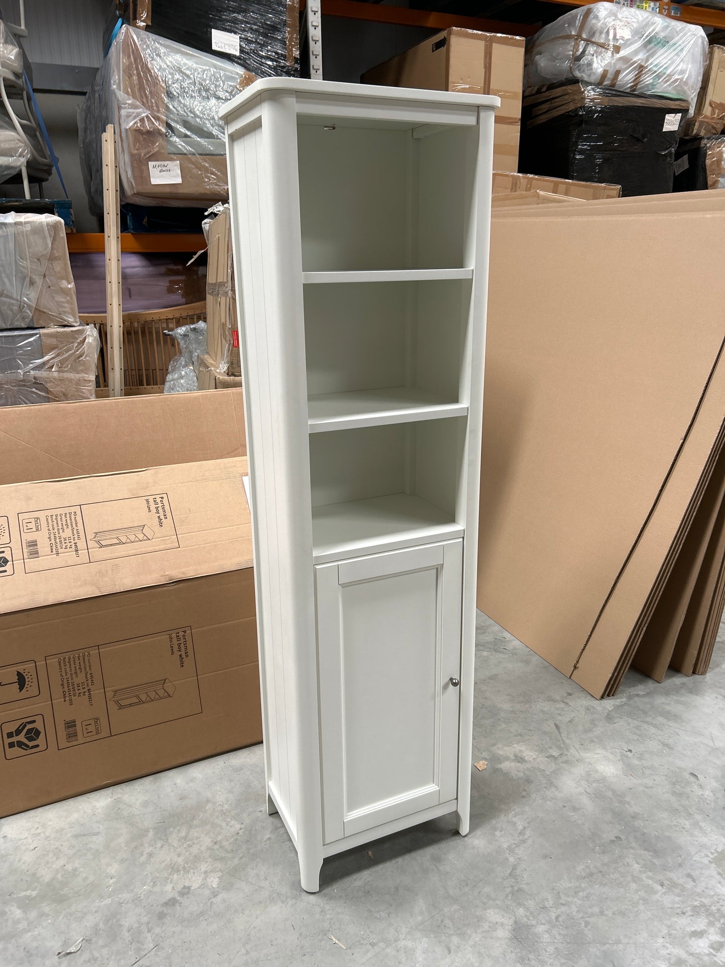 John Lewis Portsman Tallboy Bathroom Storage Cabinet - LIST