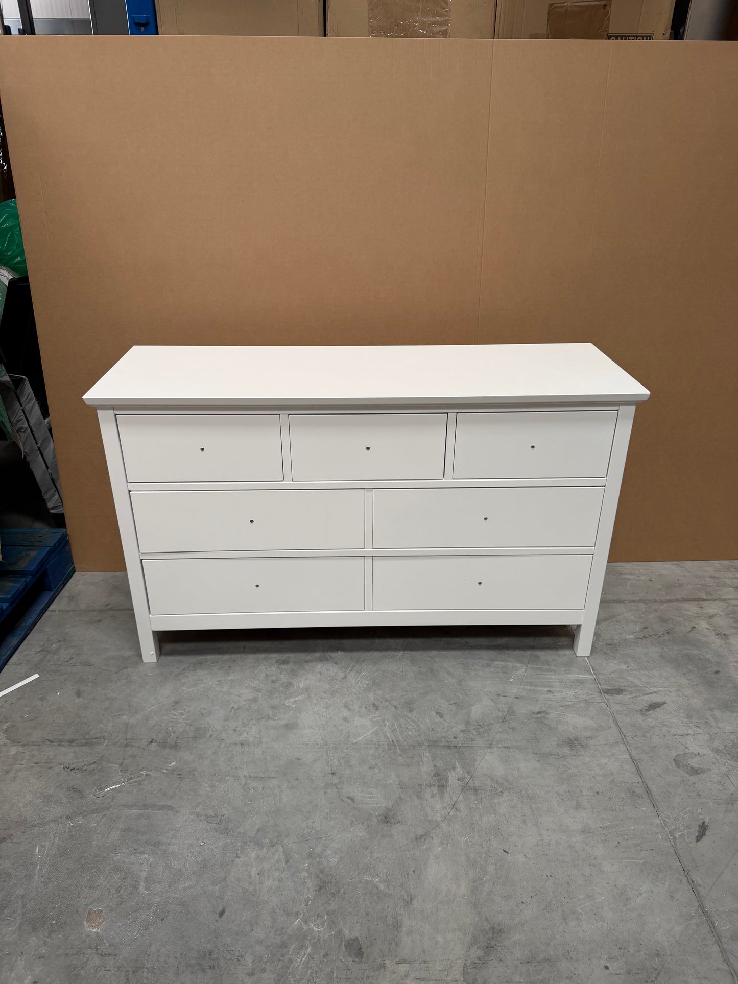 John Lewis Chest of Drawer White Wilton 7 Drawer Chest