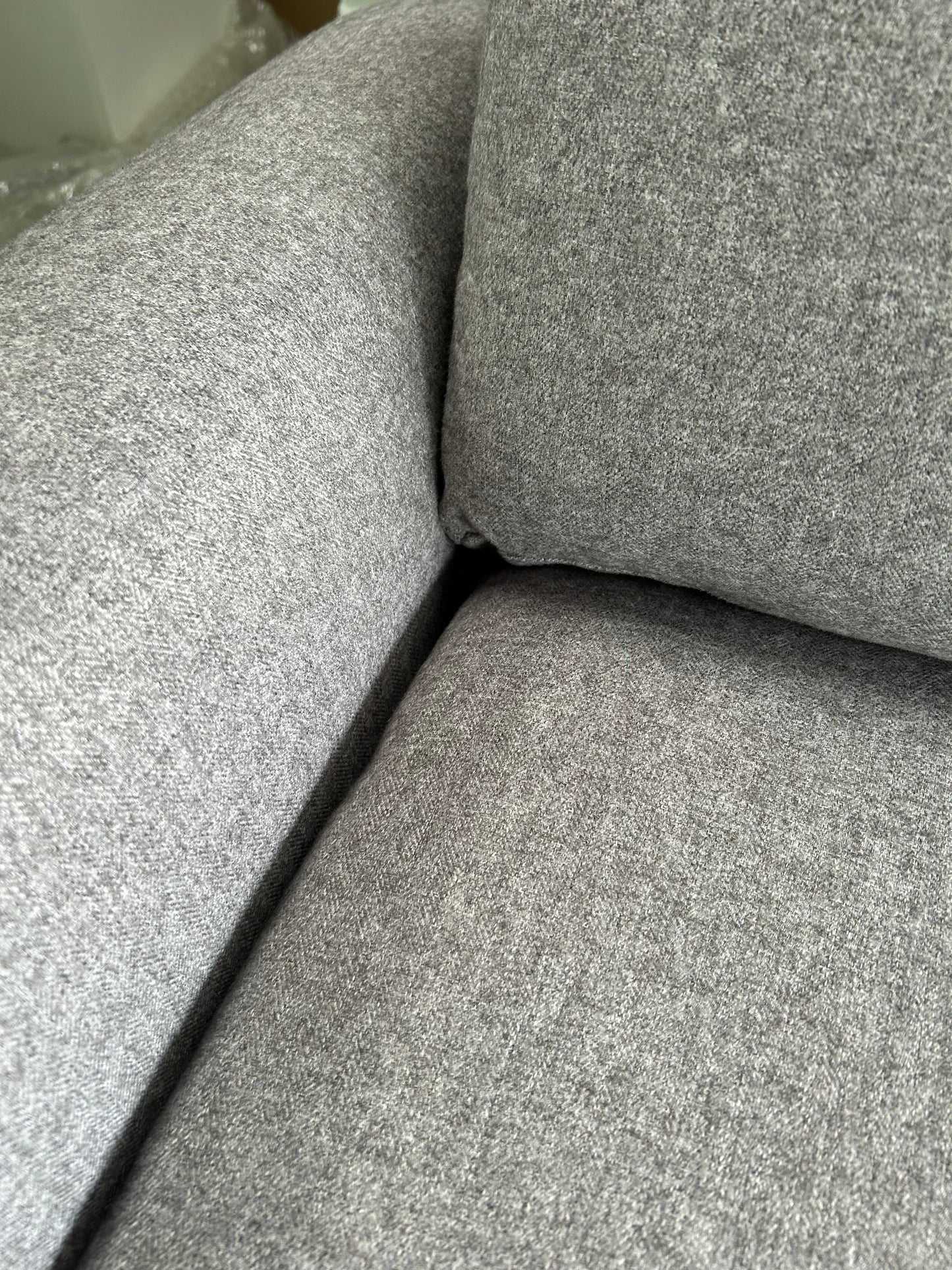 John Lewis Oliver II Medium 2 Seater Sofa Brushed Tweed Grey