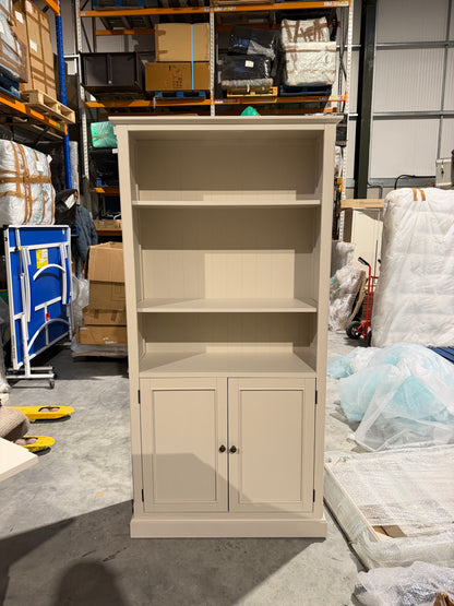 John Lewis Foxmoor Display Cabinet, FSC-Certified, Oak & Cream