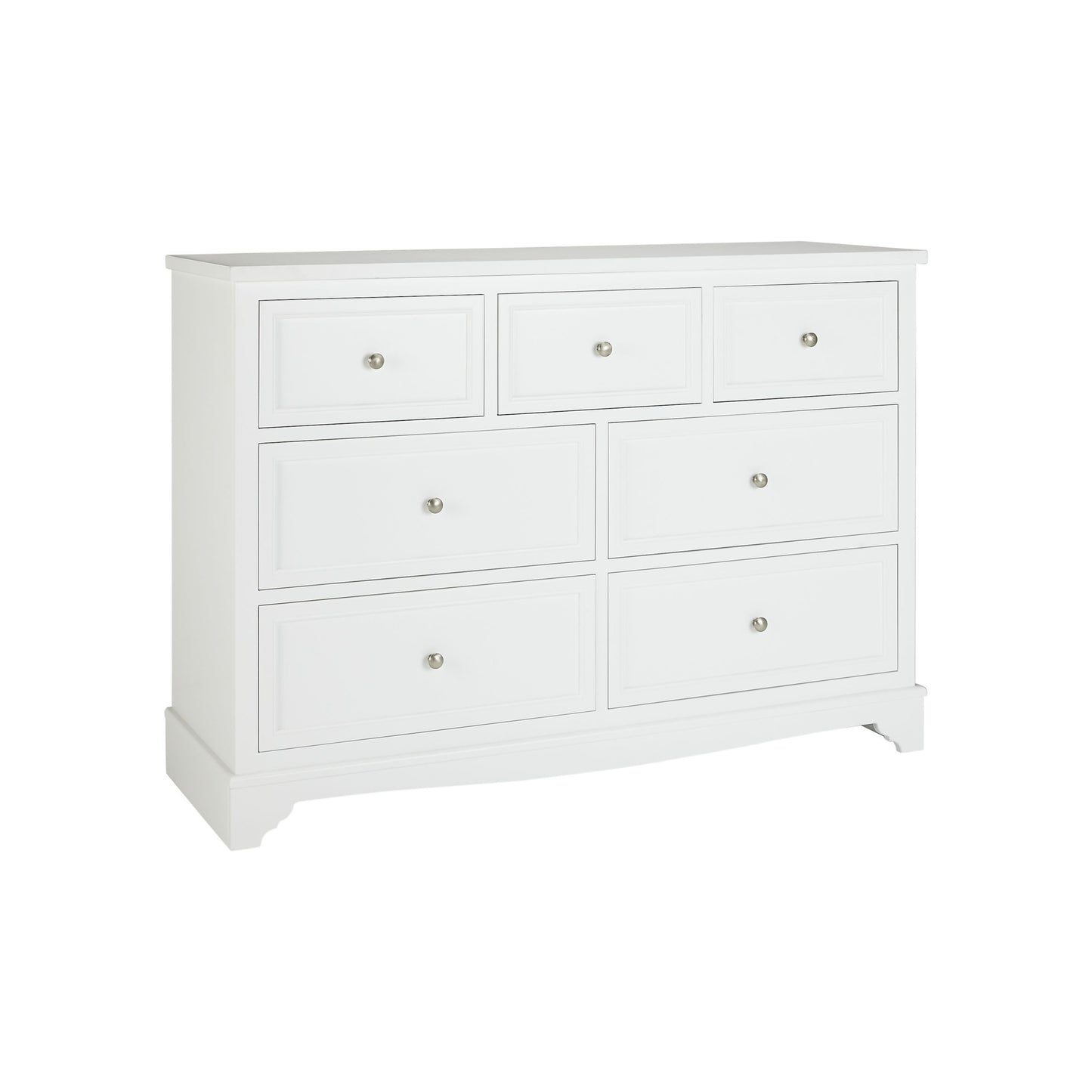 John Lewis St Ives 7 Drawer Chest white 3+4