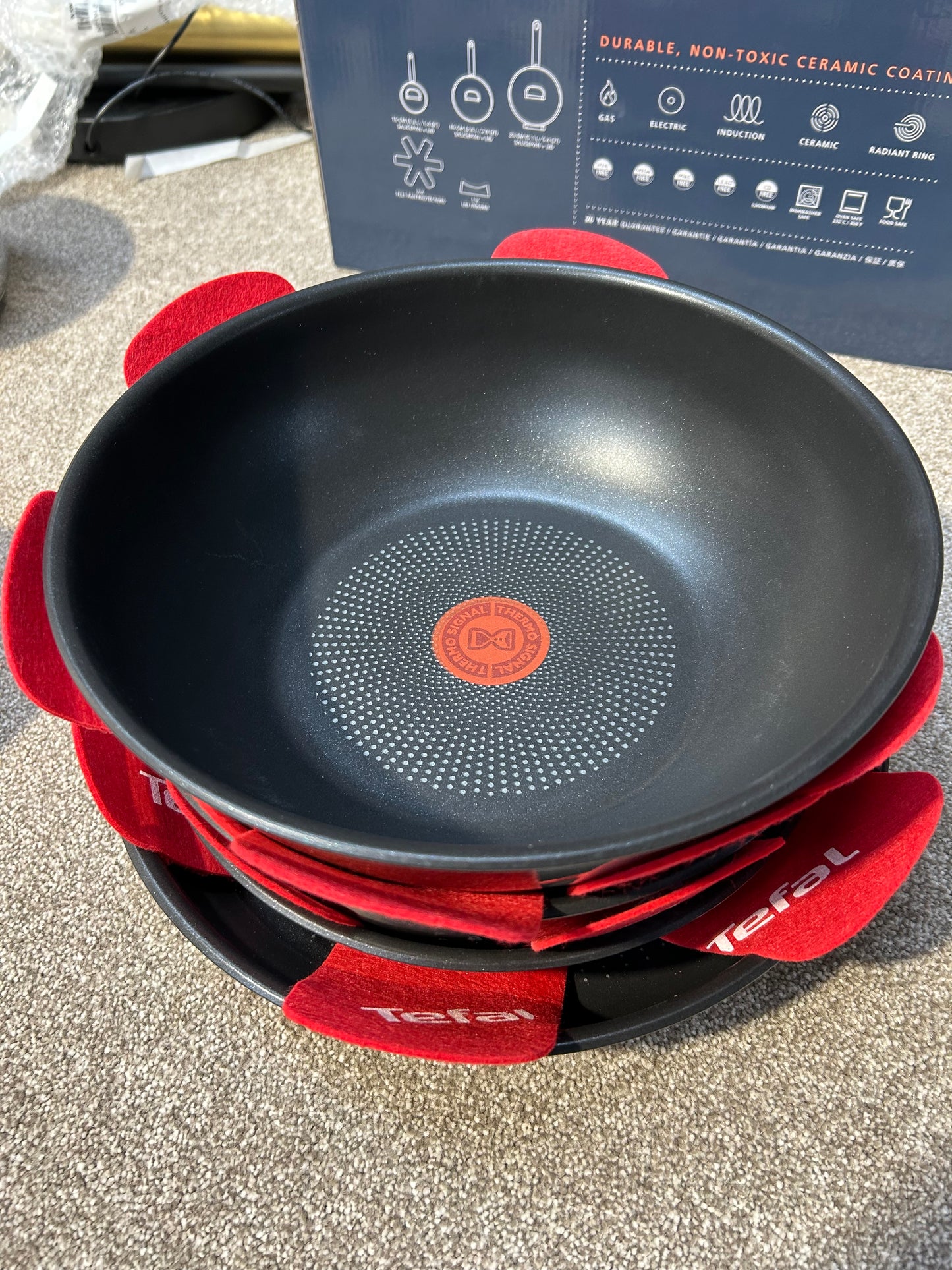 Tefal Ingenio Emotion Stainless Steel Pans, Lids & Utensils Set, 22 Piece