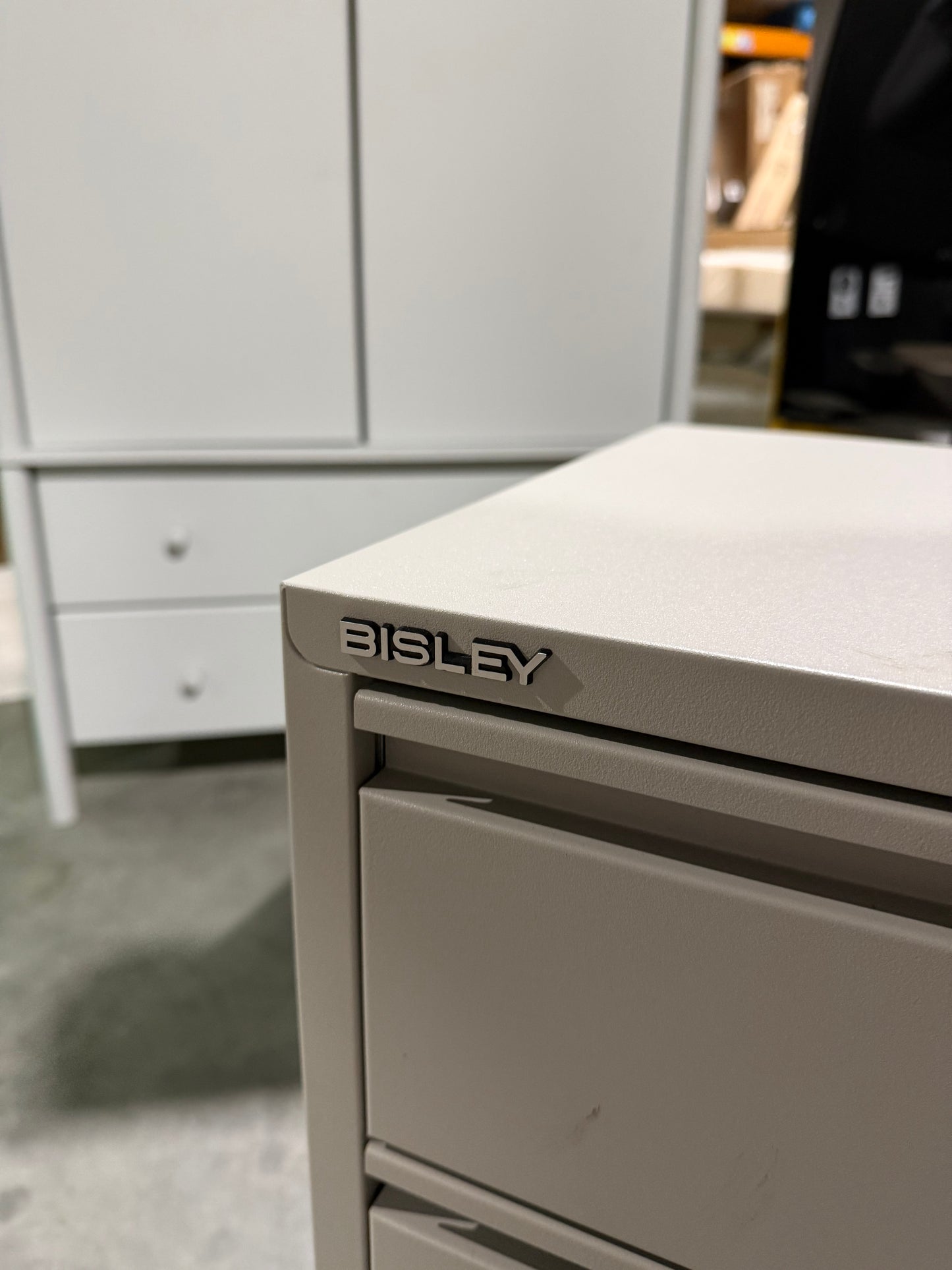 Bisley 3 Drawer Home Filer, Goose Grey