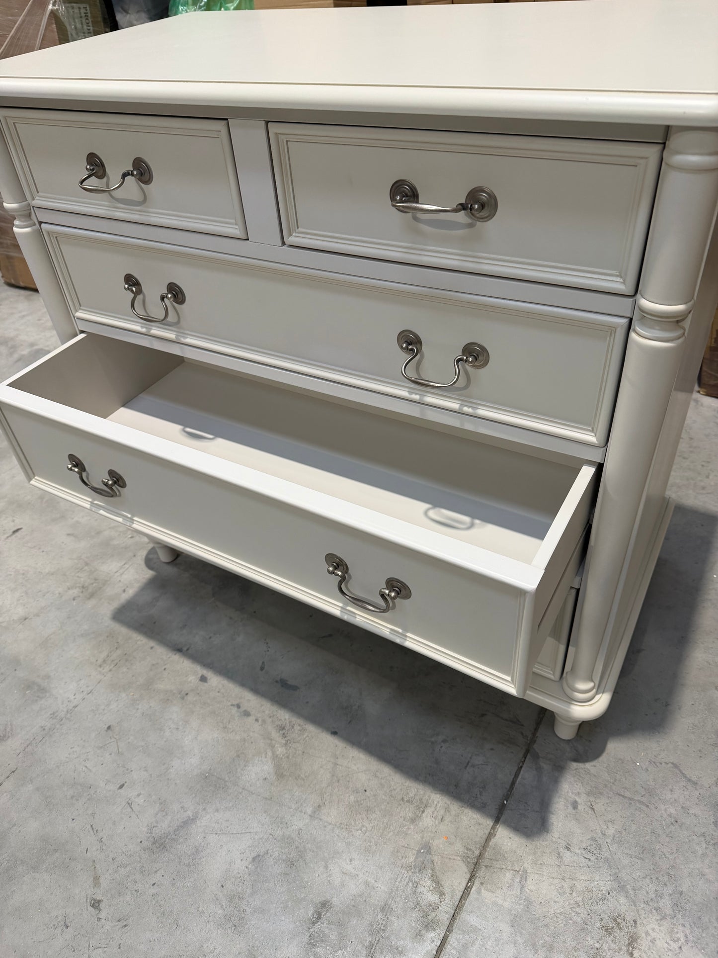 Laura Ashley Clifton 5 Drawer Chest Grey