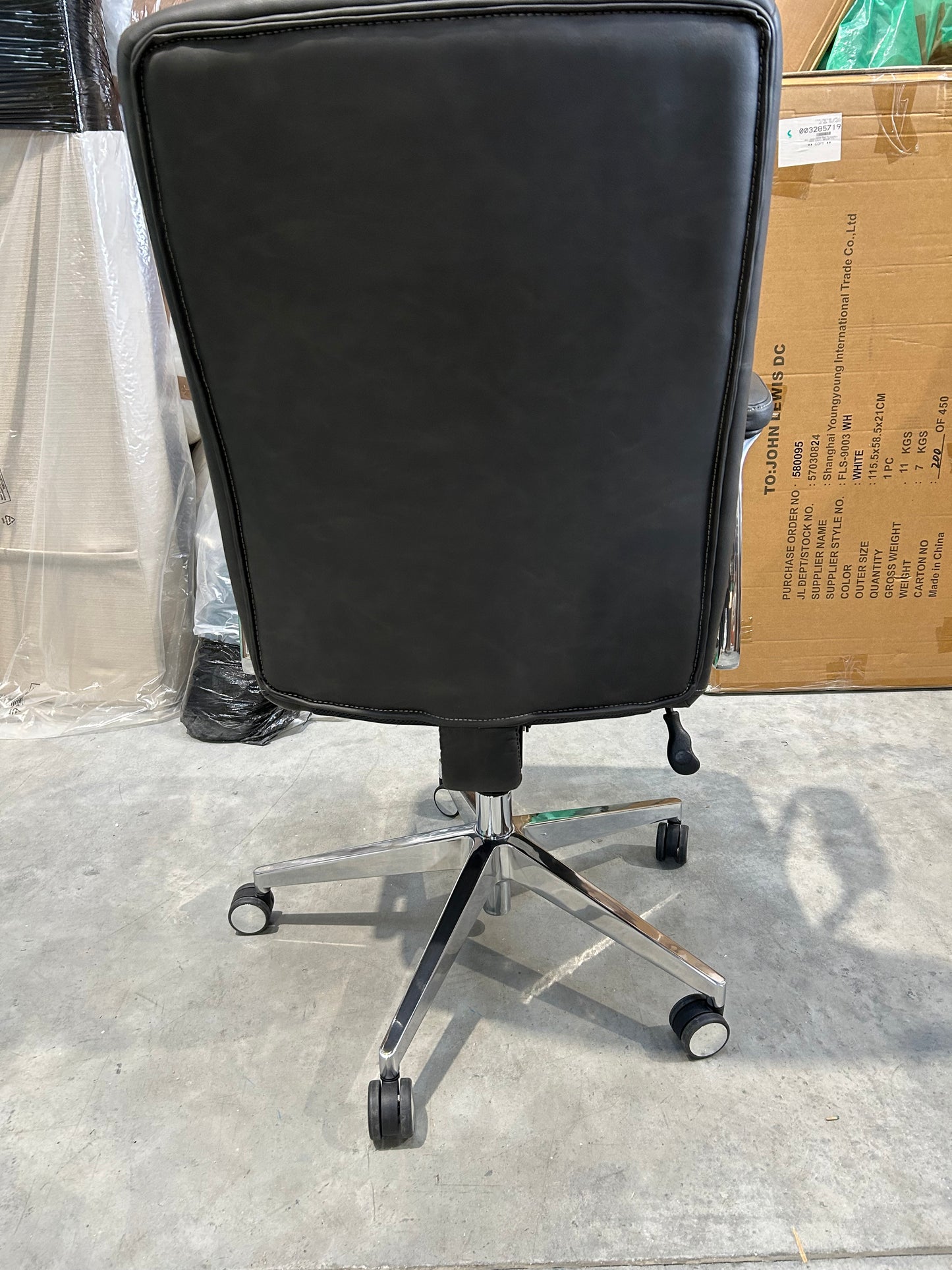 John Lewis Grafton Executive Office Chair, Charcoal