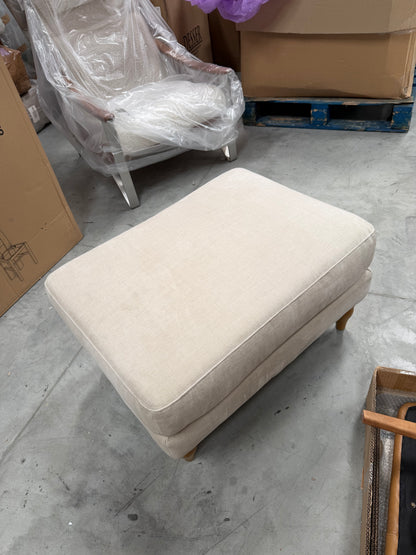 John Lewis Bailey II Footstool Aquaclean Titan Natural