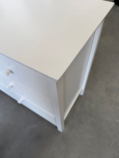 John Lewis Chest of Drawer 7 Drawer Chest White  White Wilton