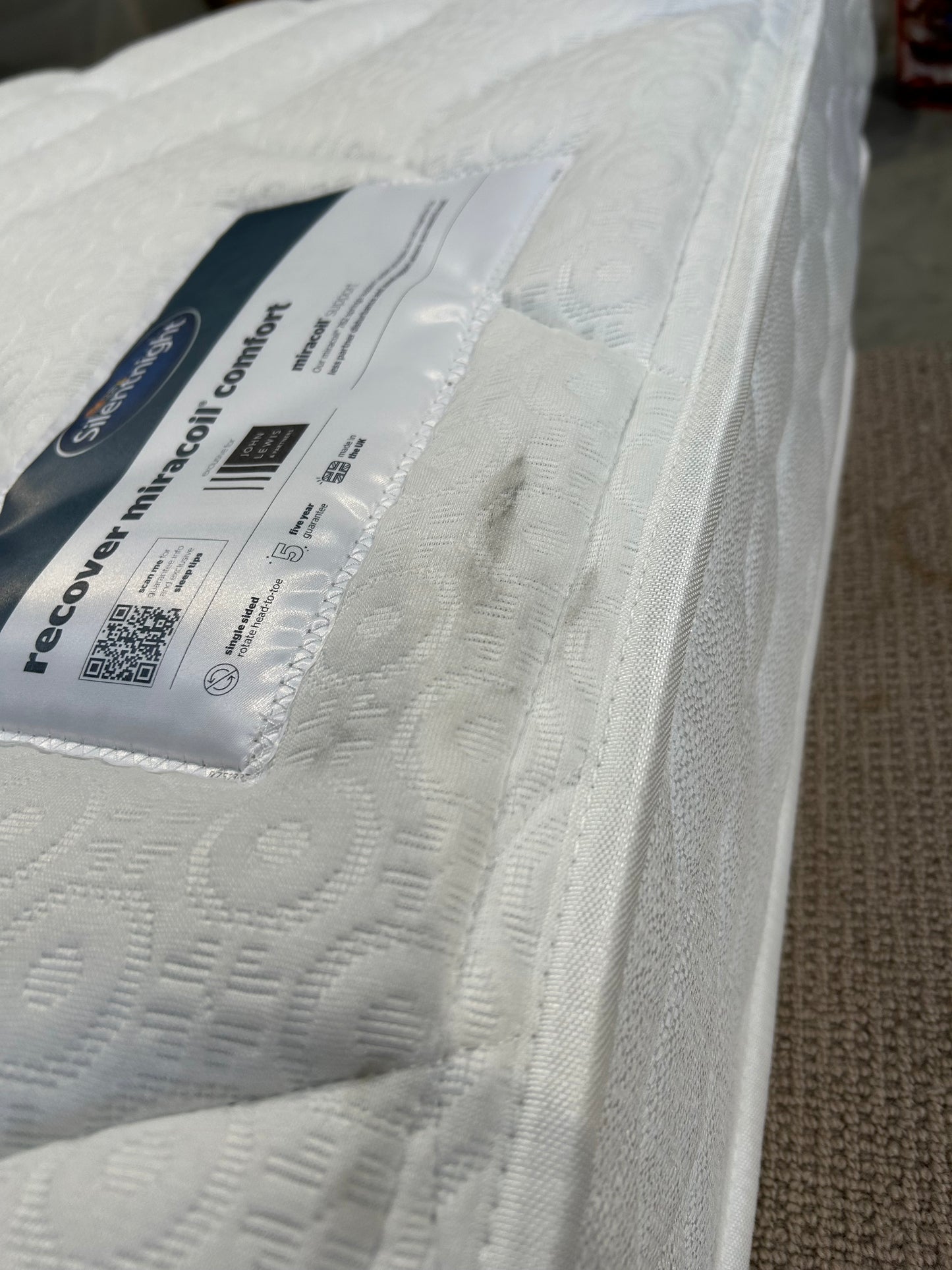 Silentnight Recover Miracoil Comfort Double 135 Mattress