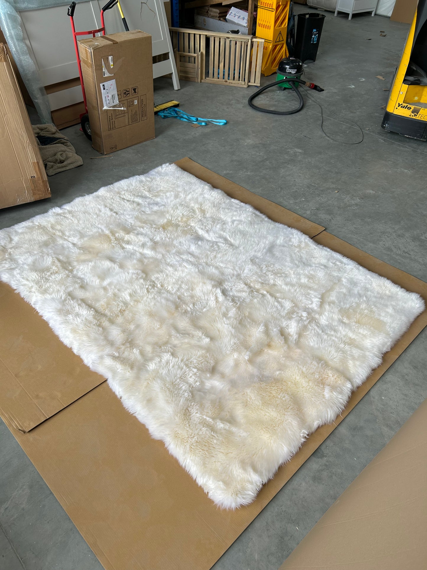John Lewis Sheepskin Rug, Natural, L240 x W170cm