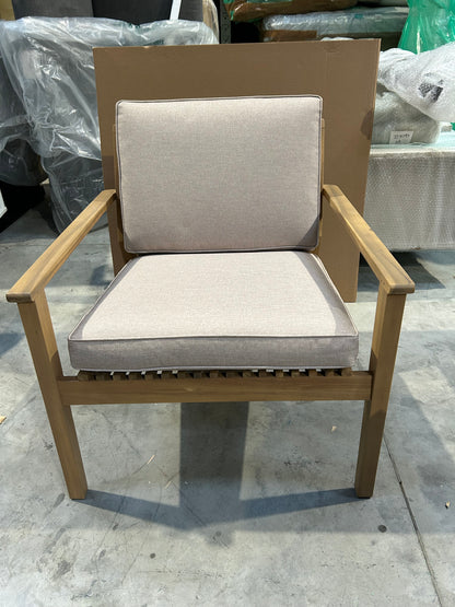 John Lewis Mona Garden Lounge Chair Acacia Wood Natural