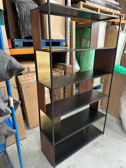 Swoon John Lewis + Swoon Brunel Wide Shelving Unit, Brown