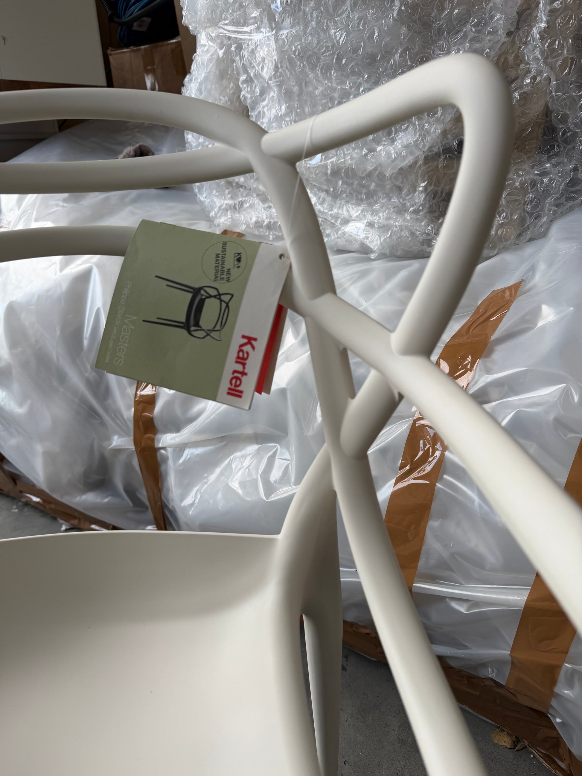 Kartell Philippe Starck for Kartell Masters Chair, White