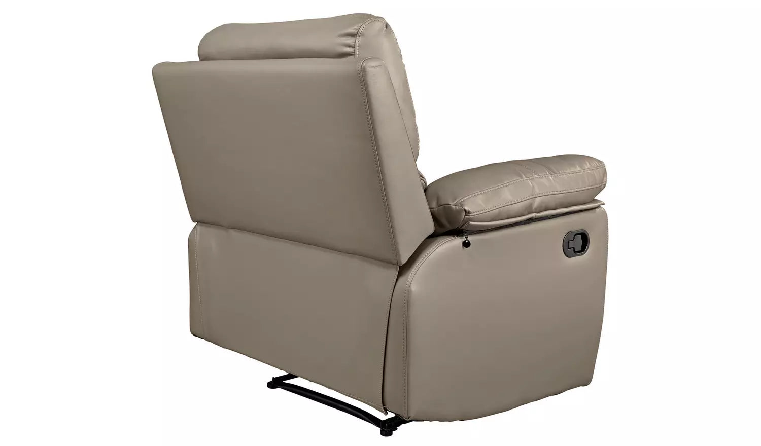 Argos Home Toby Faux Leather Manual Recliner Chair - Grey