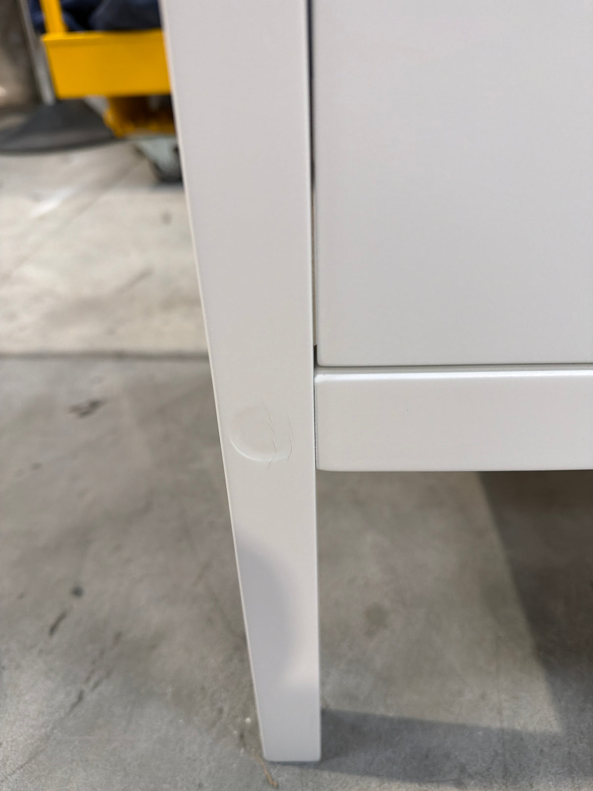 John Lewis Wilton 2 Drawer Bedside Storage Cabinet White