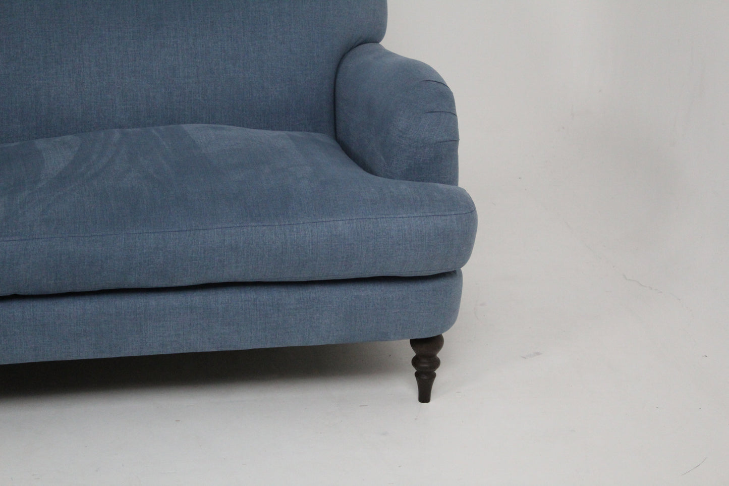 John Lewis Otley Large 3 Seater Sofa In Linen Loch Blue