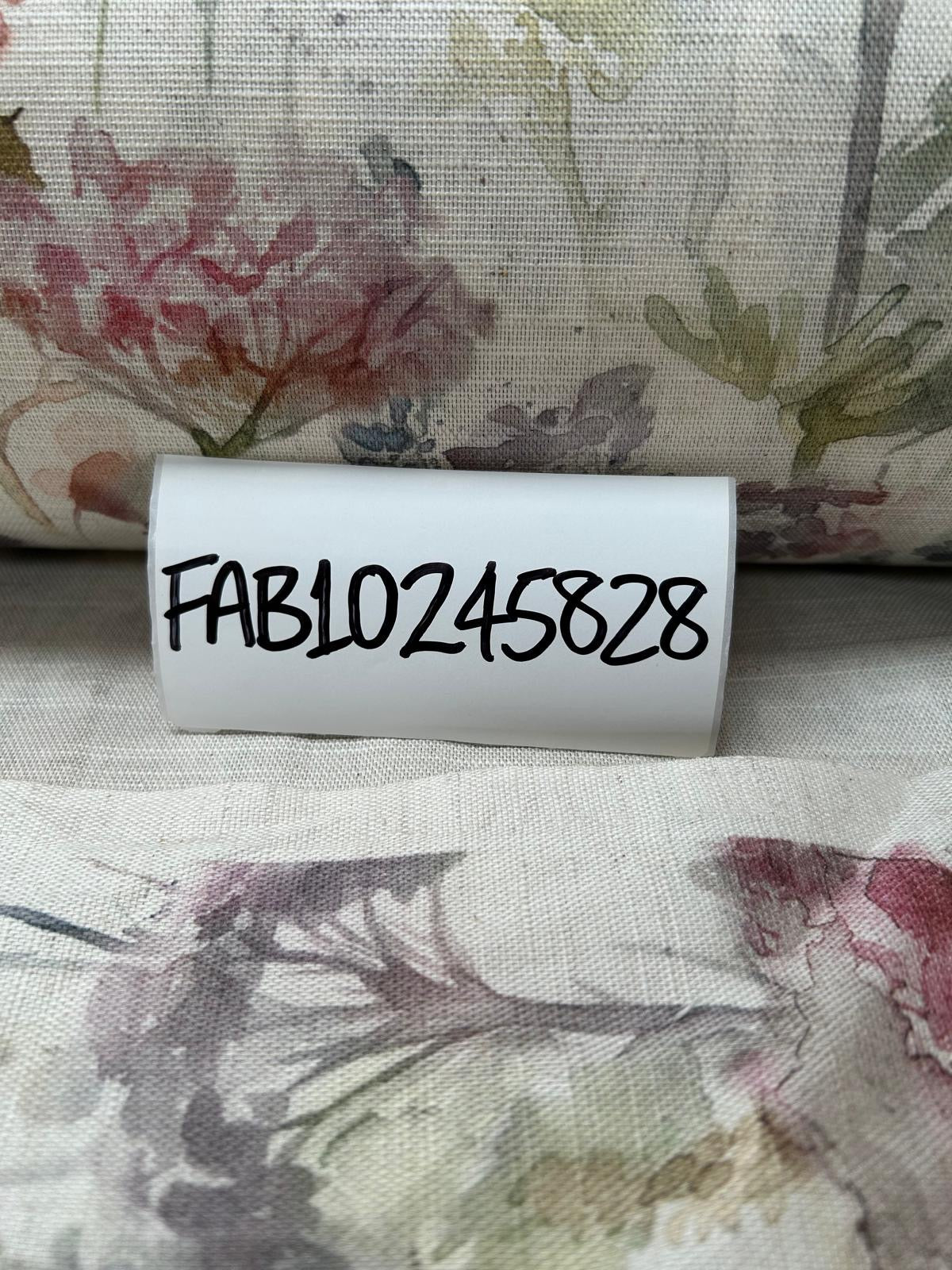 Voyage Hinton poppy linen  Furnishing Fabric,  29m RRP £44M