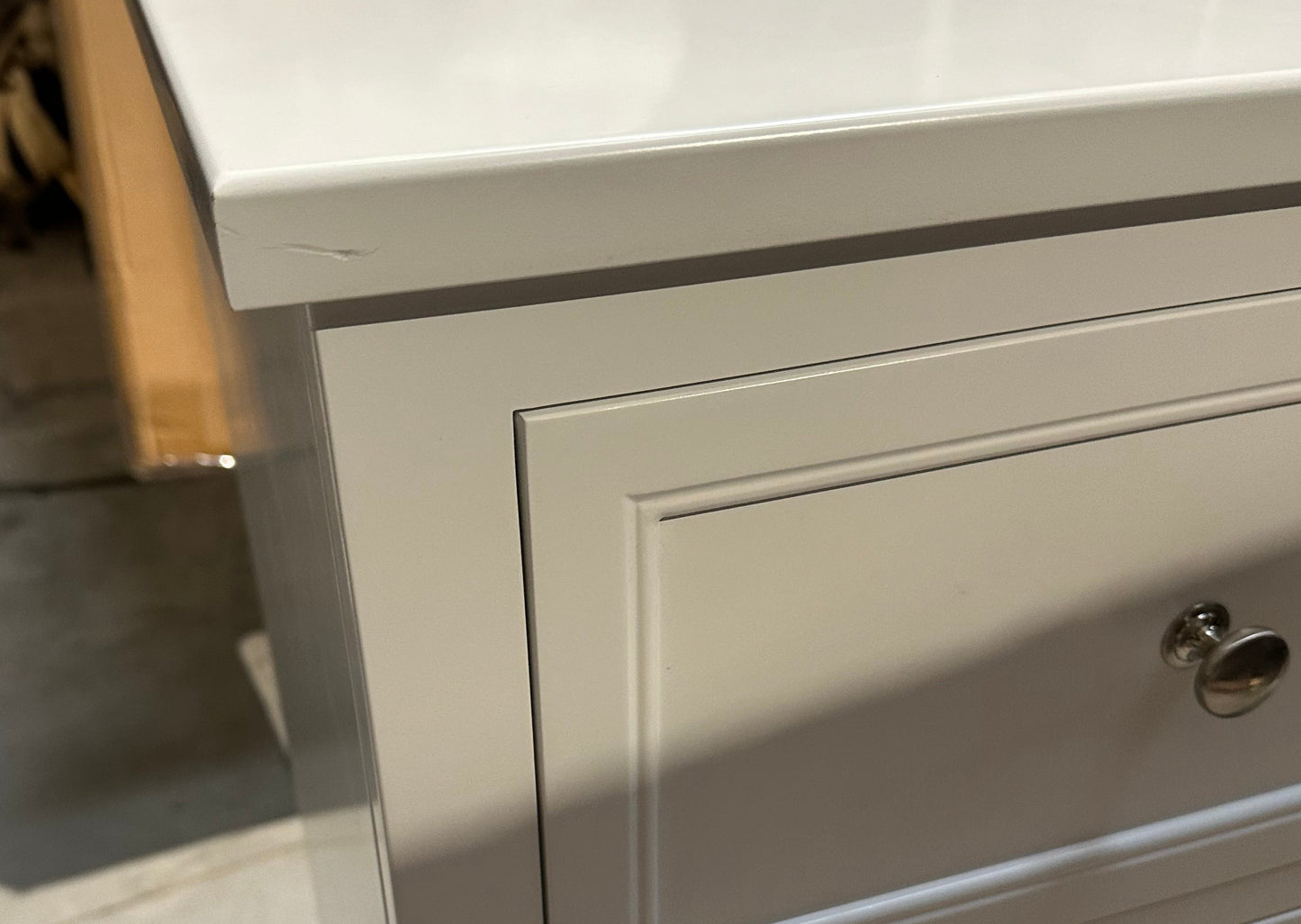 John Lewis St Ives 7 Drawer Chest white 3+4